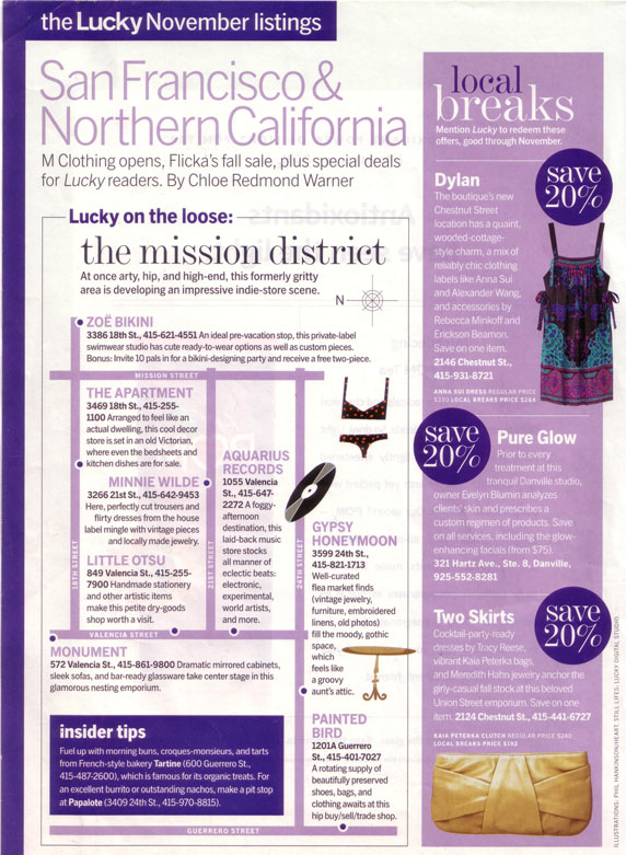 Lucky Magazine Nov '08